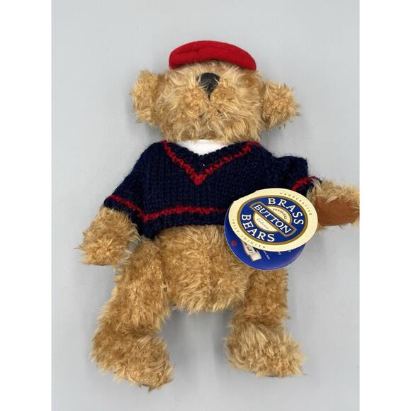 Brass Button Collectibles Premier Tully Bear Of Joy 10” Fully Jointed - Picture 3 of 10